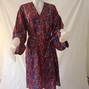 Sachin & Babi Klea Vneck Floral Print Dress